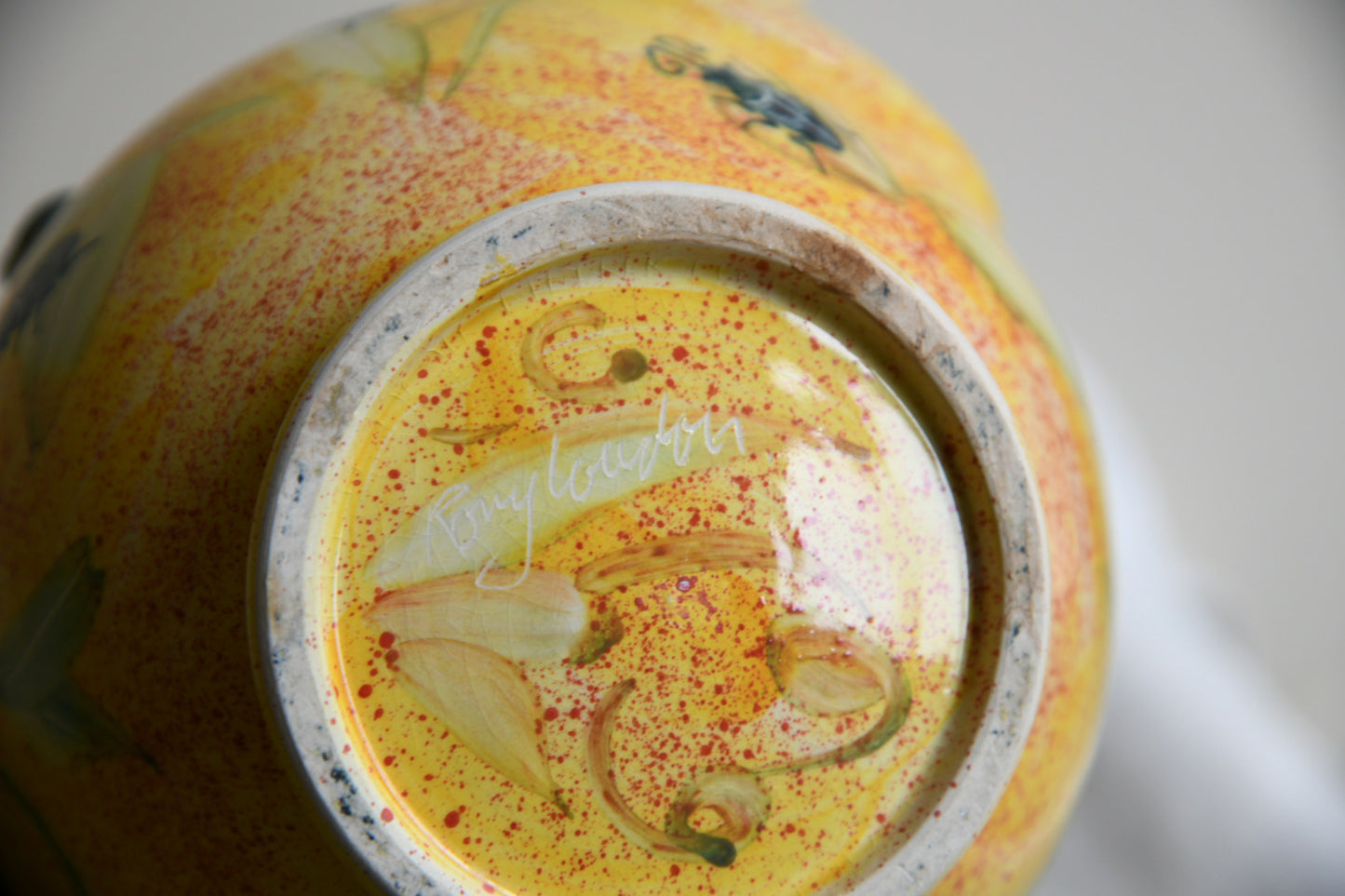 Studio Pottery Beetle Tea Set