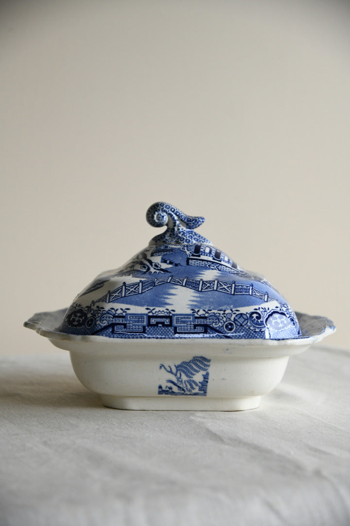 Antique Willow Tureen