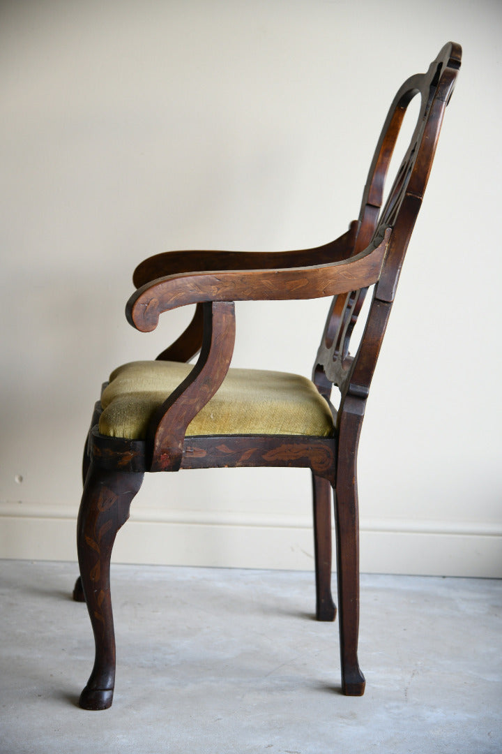 Inlaid Dutch Armchair