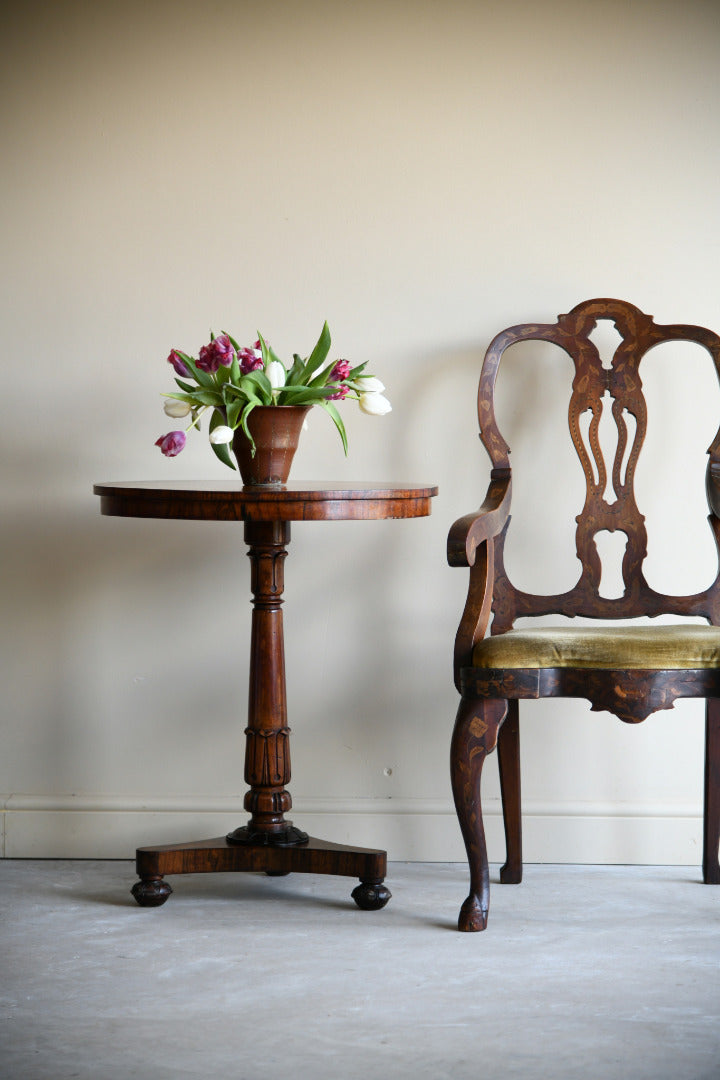 Antique Rosewood Occasional Table