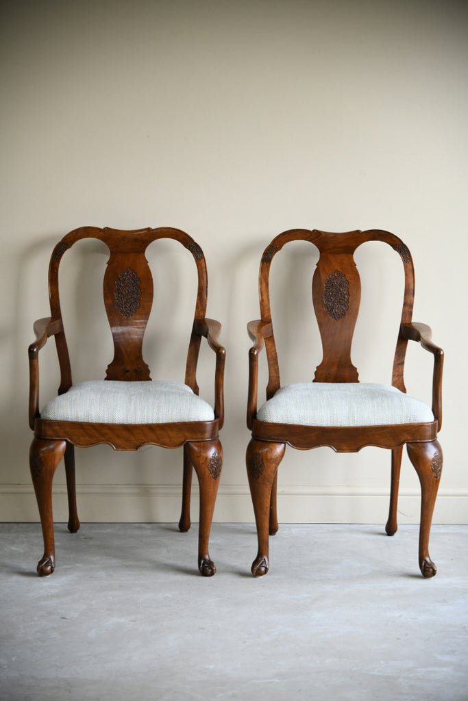 Pair Anglo Chinese Chairs