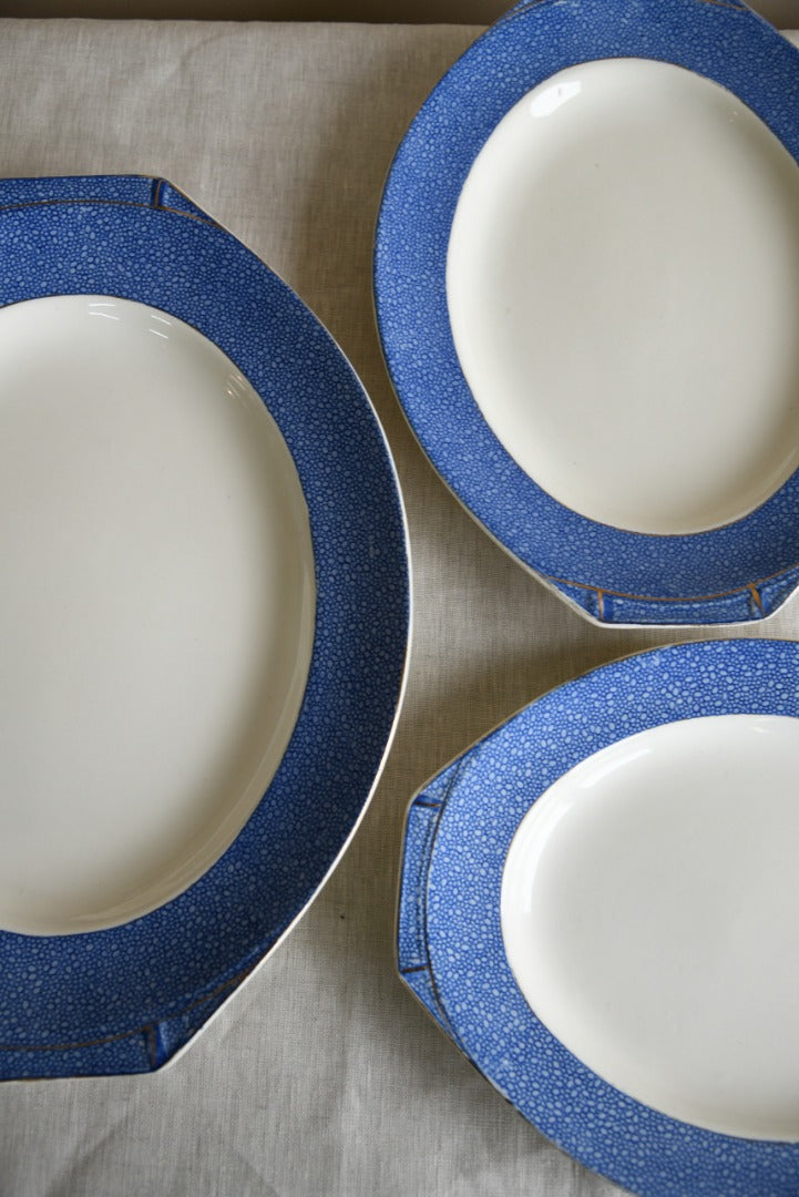 3 x J & G Meakin Florida Sol Serving Plates