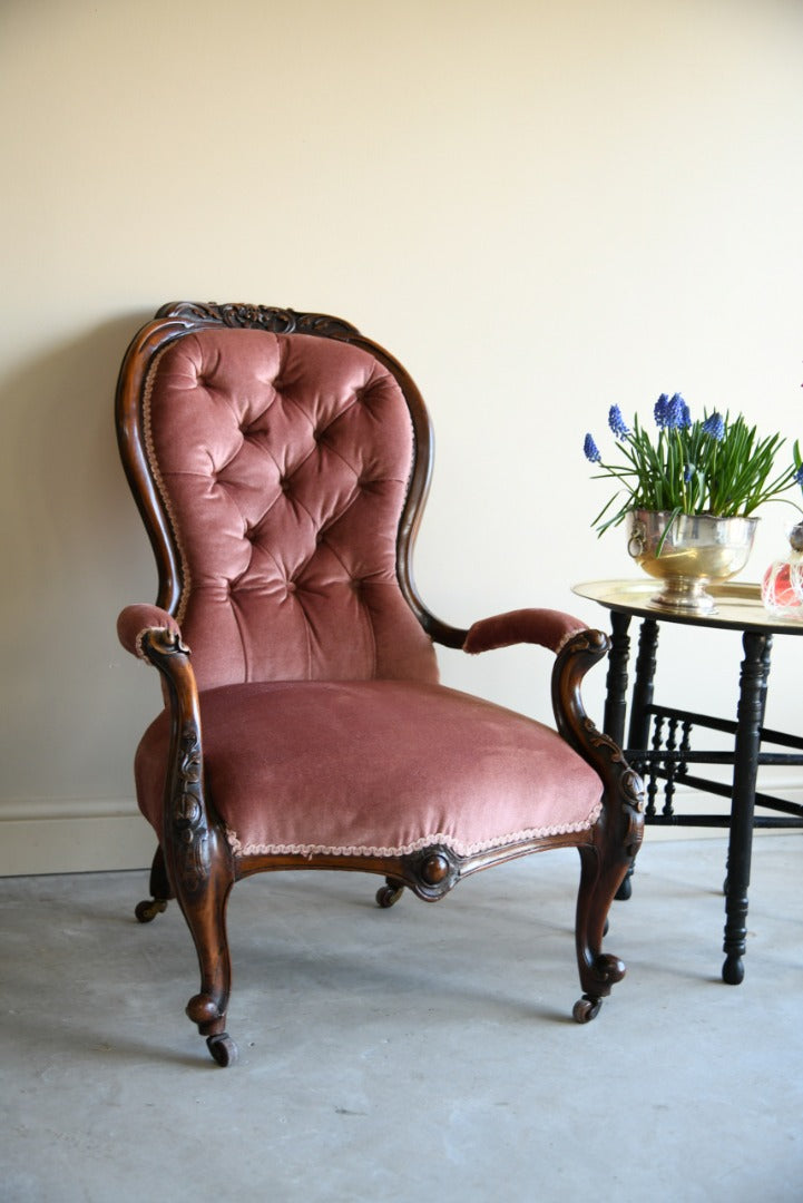 Victorian Open Arm Chair