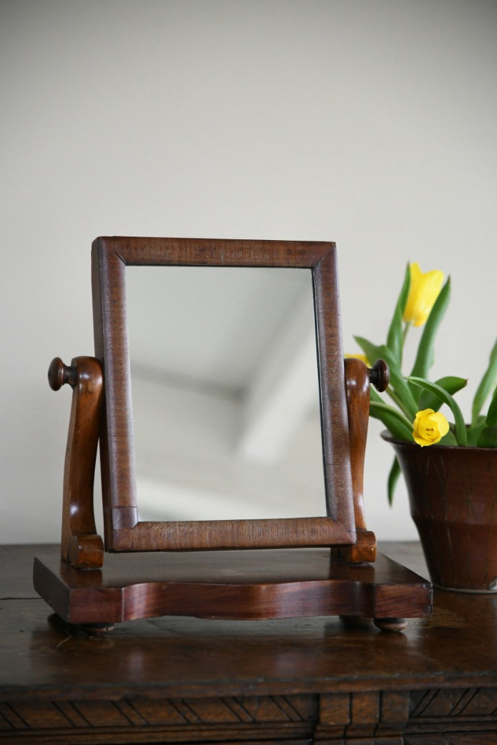 Mahogany Small Dressing Table Mirror