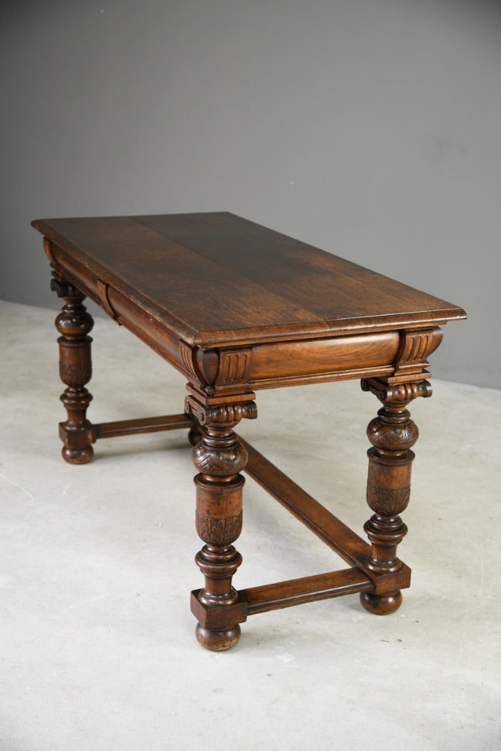 Antique Oak Console Table