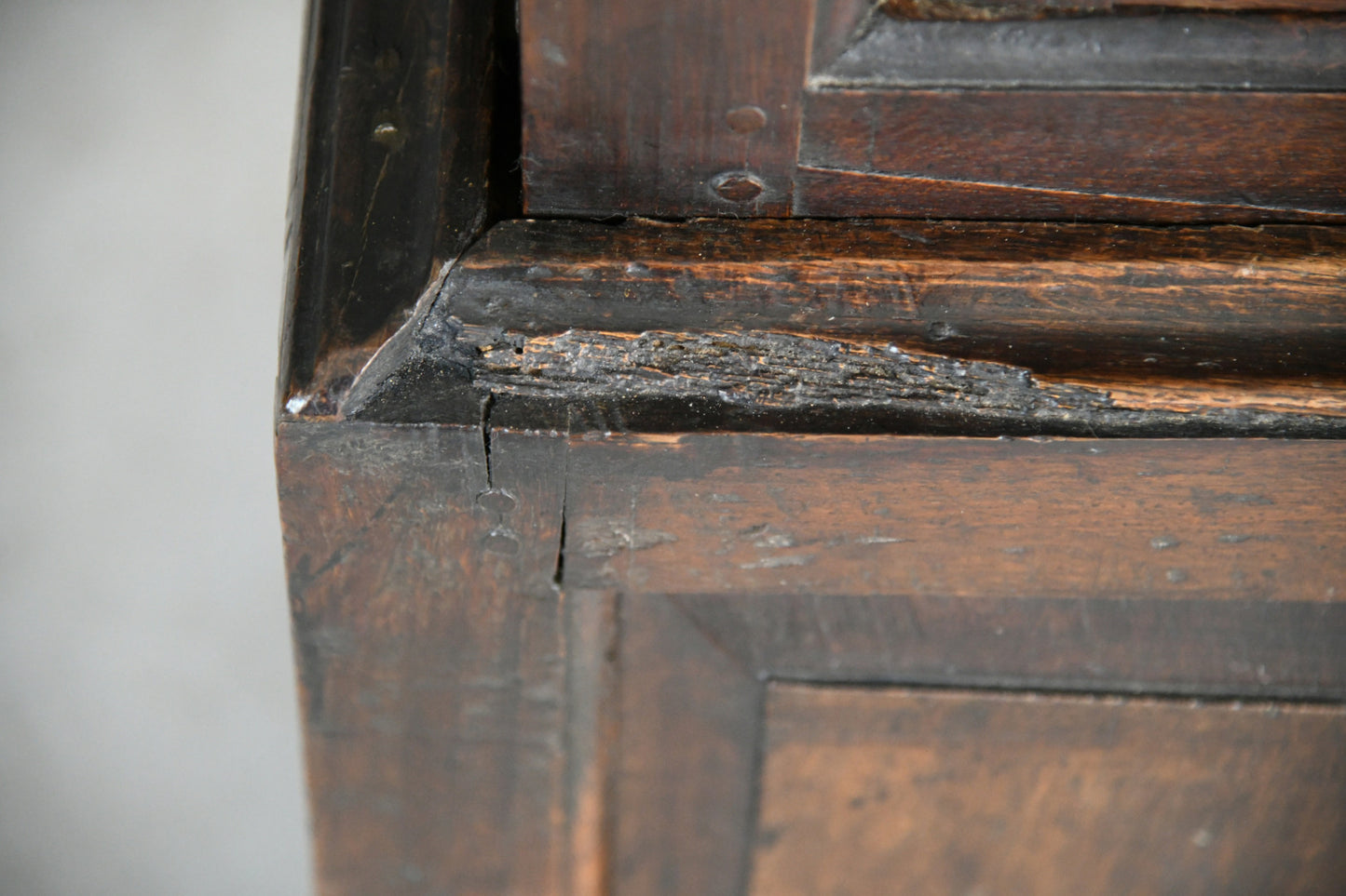 Large 18th Century Oak Livery Cupboard