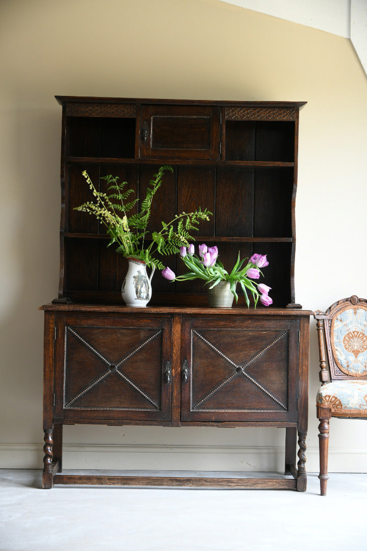 Early 20th Century Dark Oak Dresser
