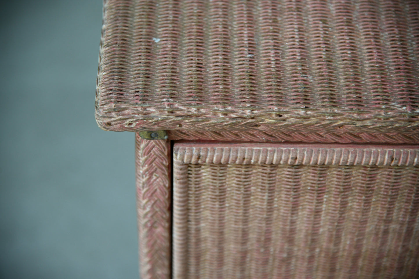 Vintage Pink Loom Style Cabinet