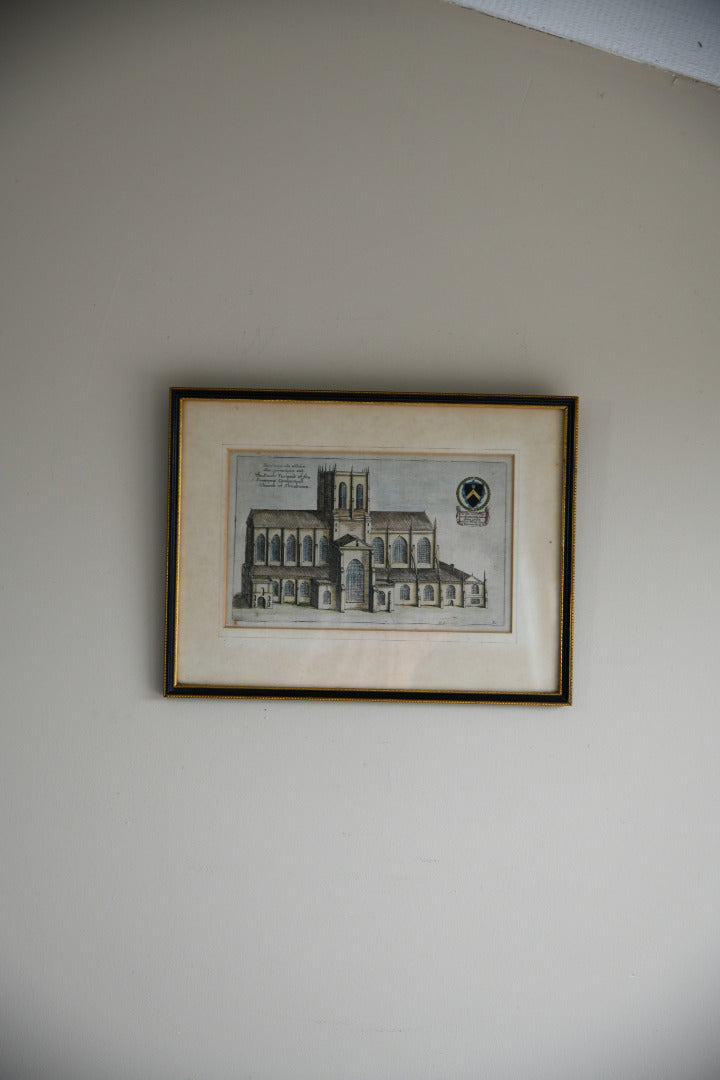 Shireburne Church Engraving