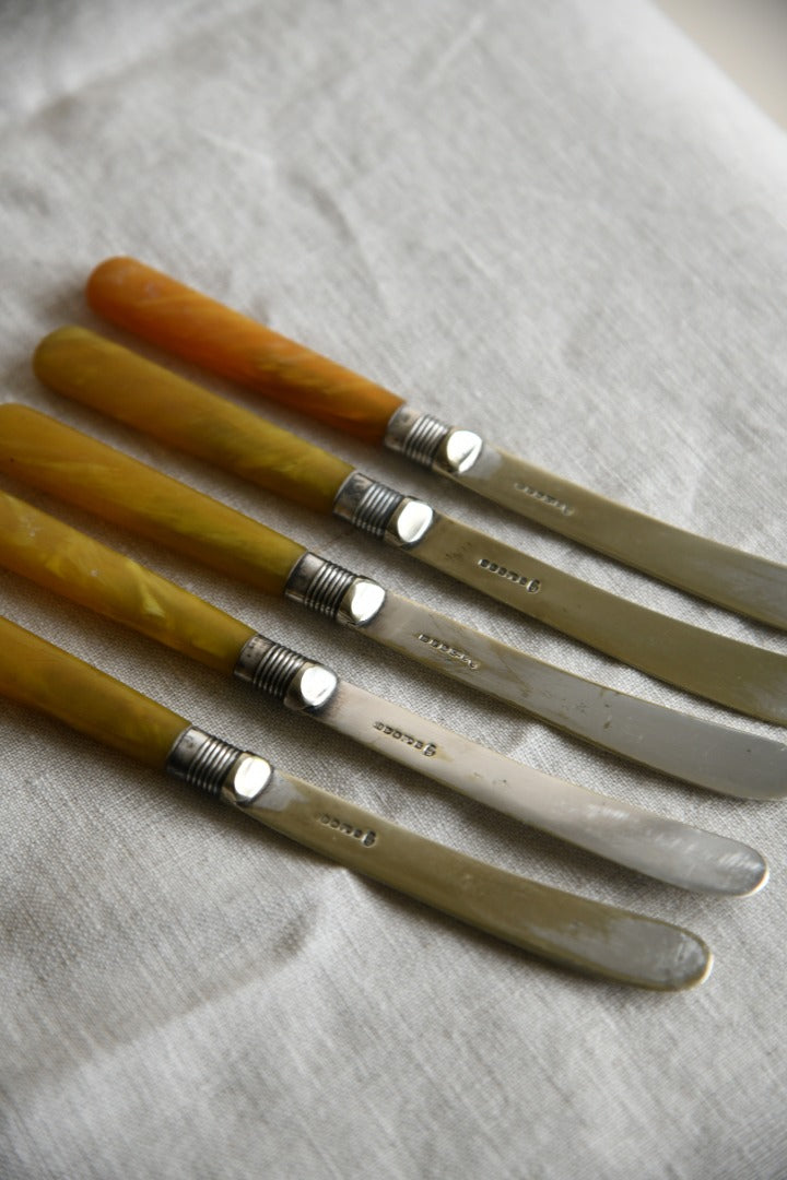 5 Vintage Butter Knives