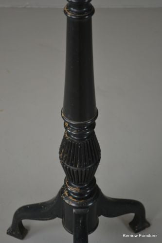 Antique Victorian Ebonised Plant Stand - Kernow Furniture