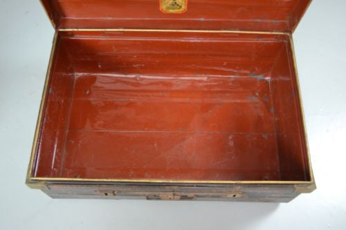 Vintage Metal Trunk Coffee Table - Kernow Furniture