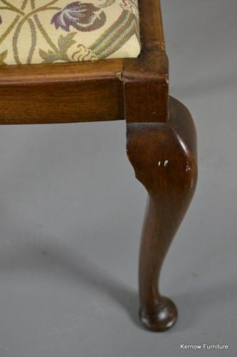 Single Antique Edwardian Occasional Chair - Kernow Furniture
