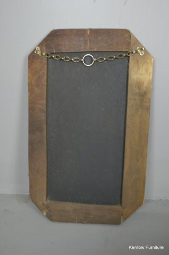 Vintage Frameless Mirror - Kernow Furniture