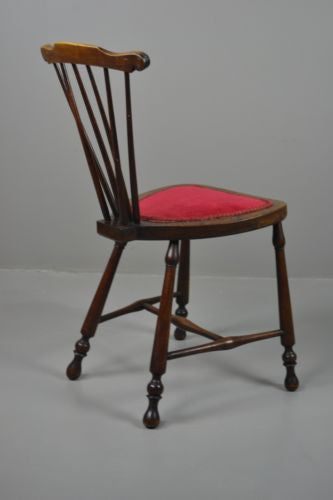 Vintage Stick Back Bedroom Chair - Kernow Furniture