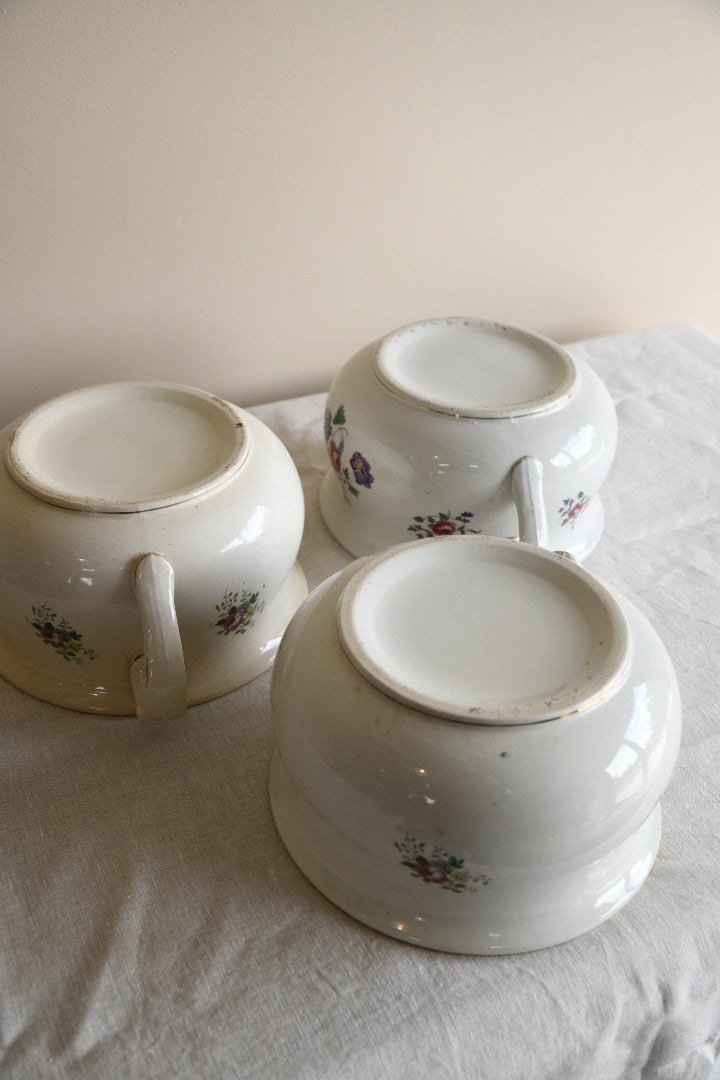 3 Vintage Chamber Pots