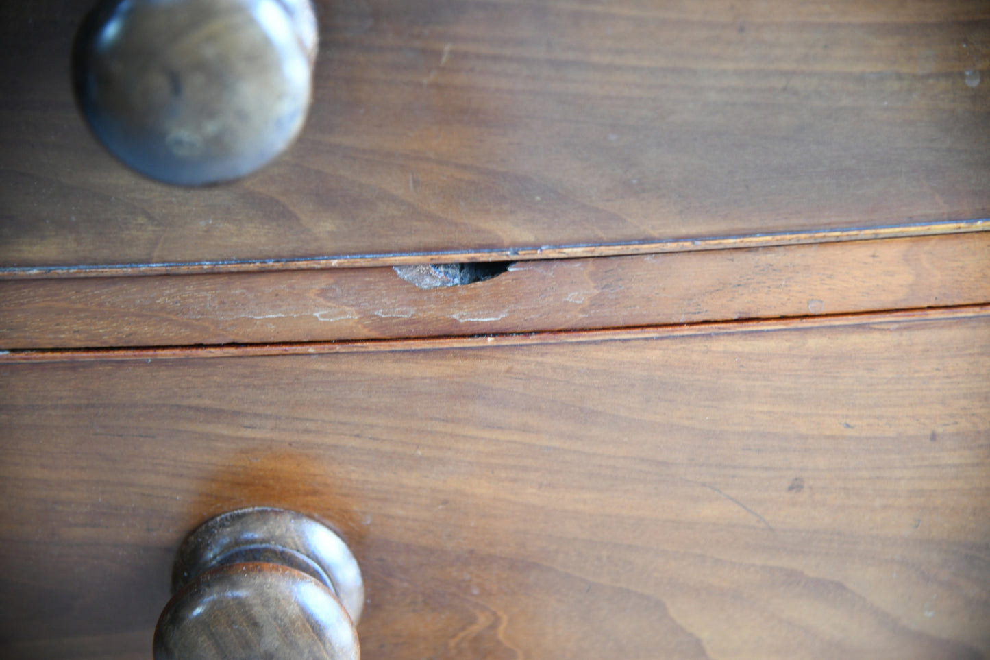 Antique Bow Front Chest of Drawers