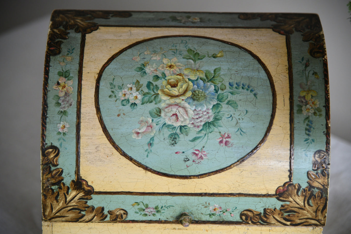 Vintage Floral Writing Box