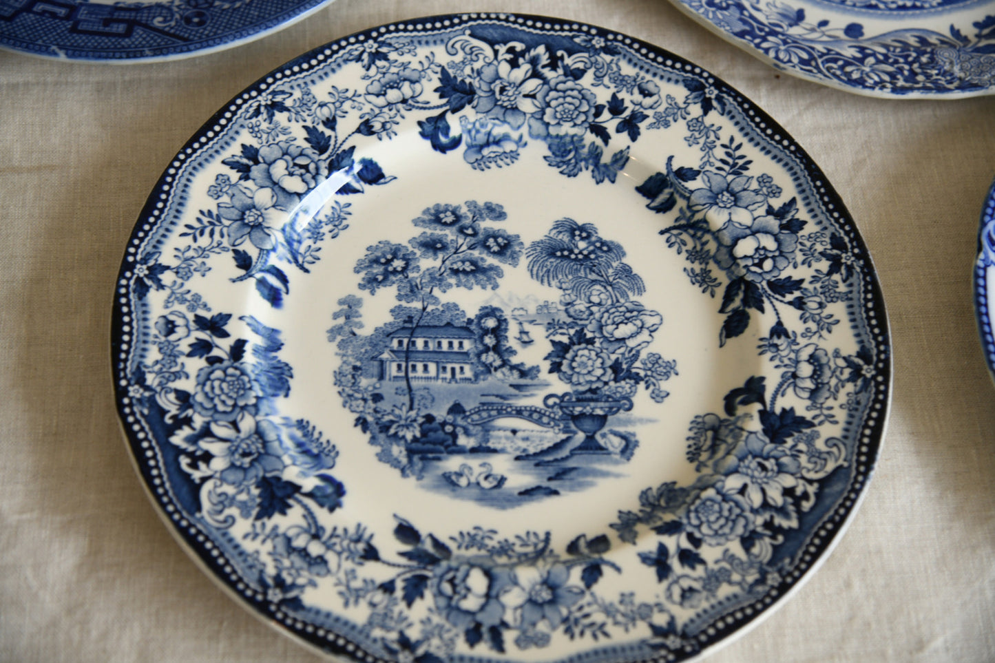 Collection of Blue & White Plates