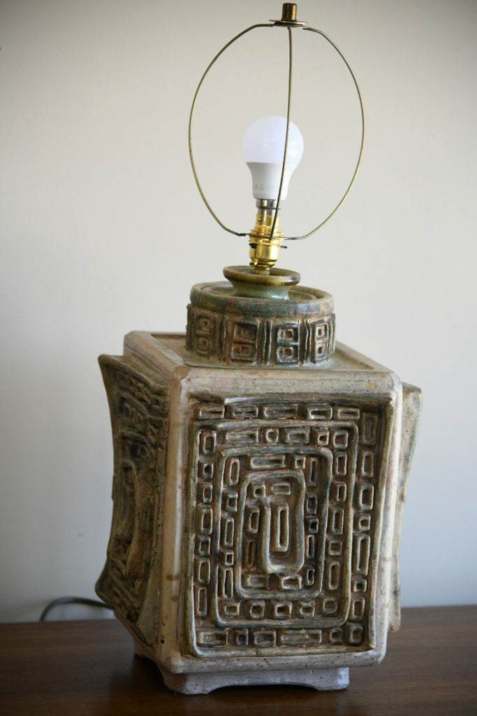 Large Studio Pottery Table Lamp