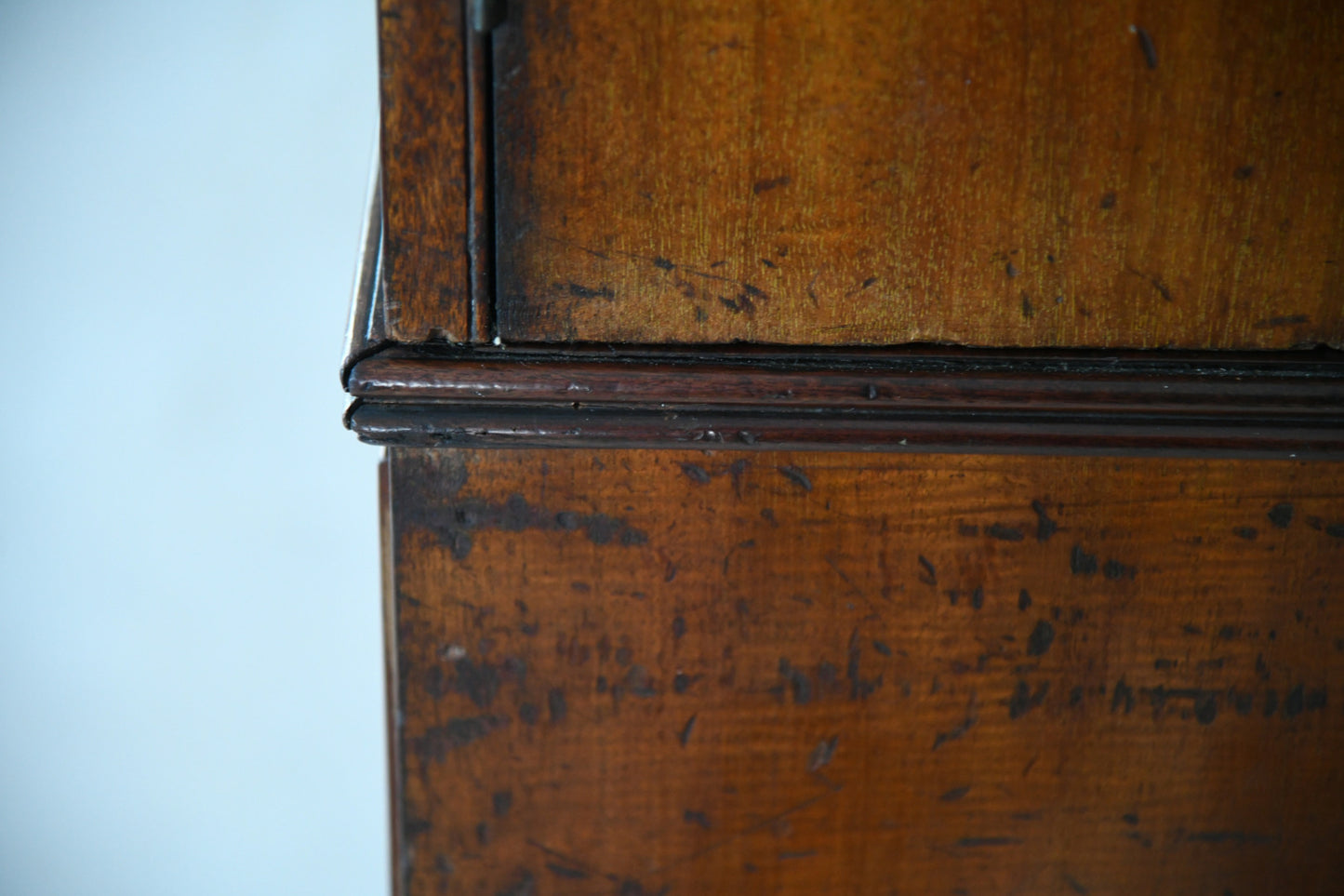 Antique Mahogany Linen Press