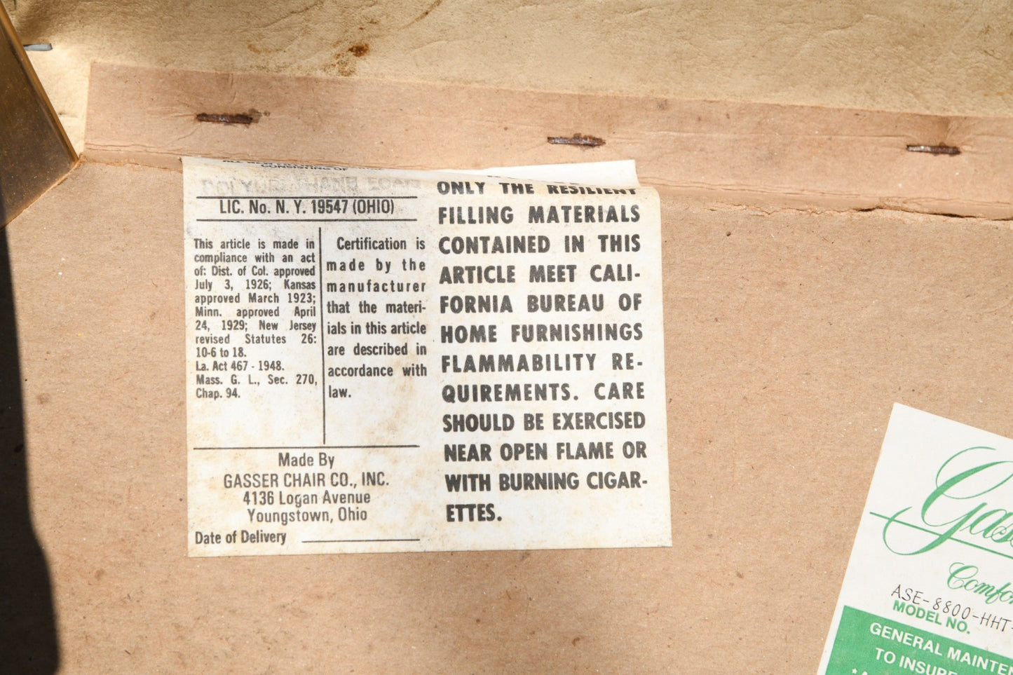 Set 4 Gasser Chair Company Inc