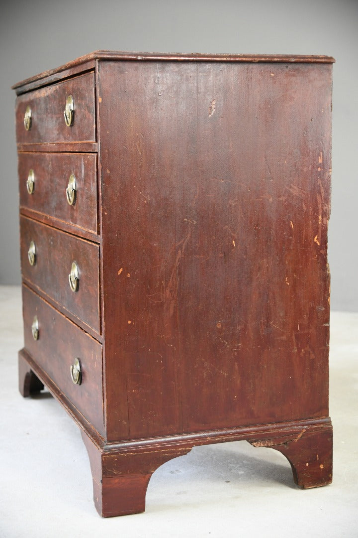 Georgian Stained Pine Chest of Drawers