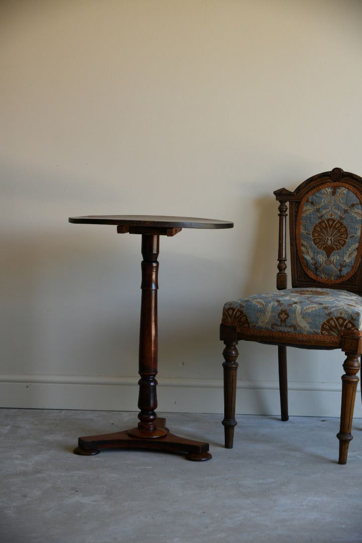 Mahogany Round Occasional Table