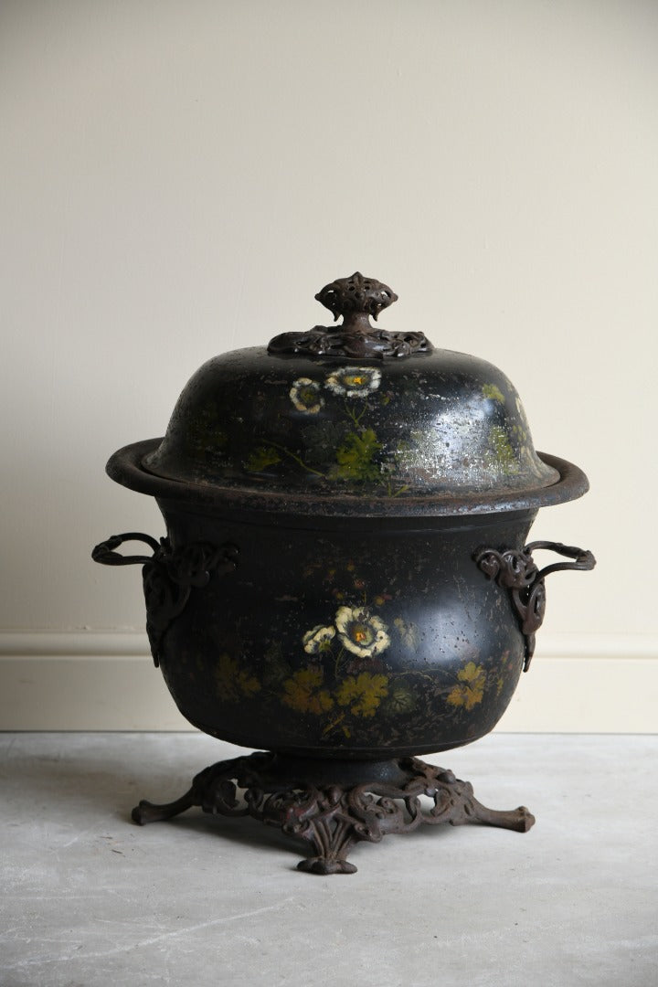 Victorian Tole Coal Bin
