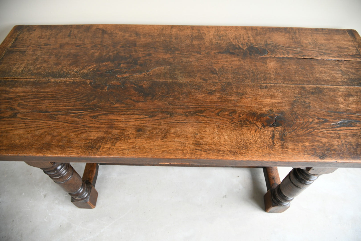 Antique Oak Refectory Table