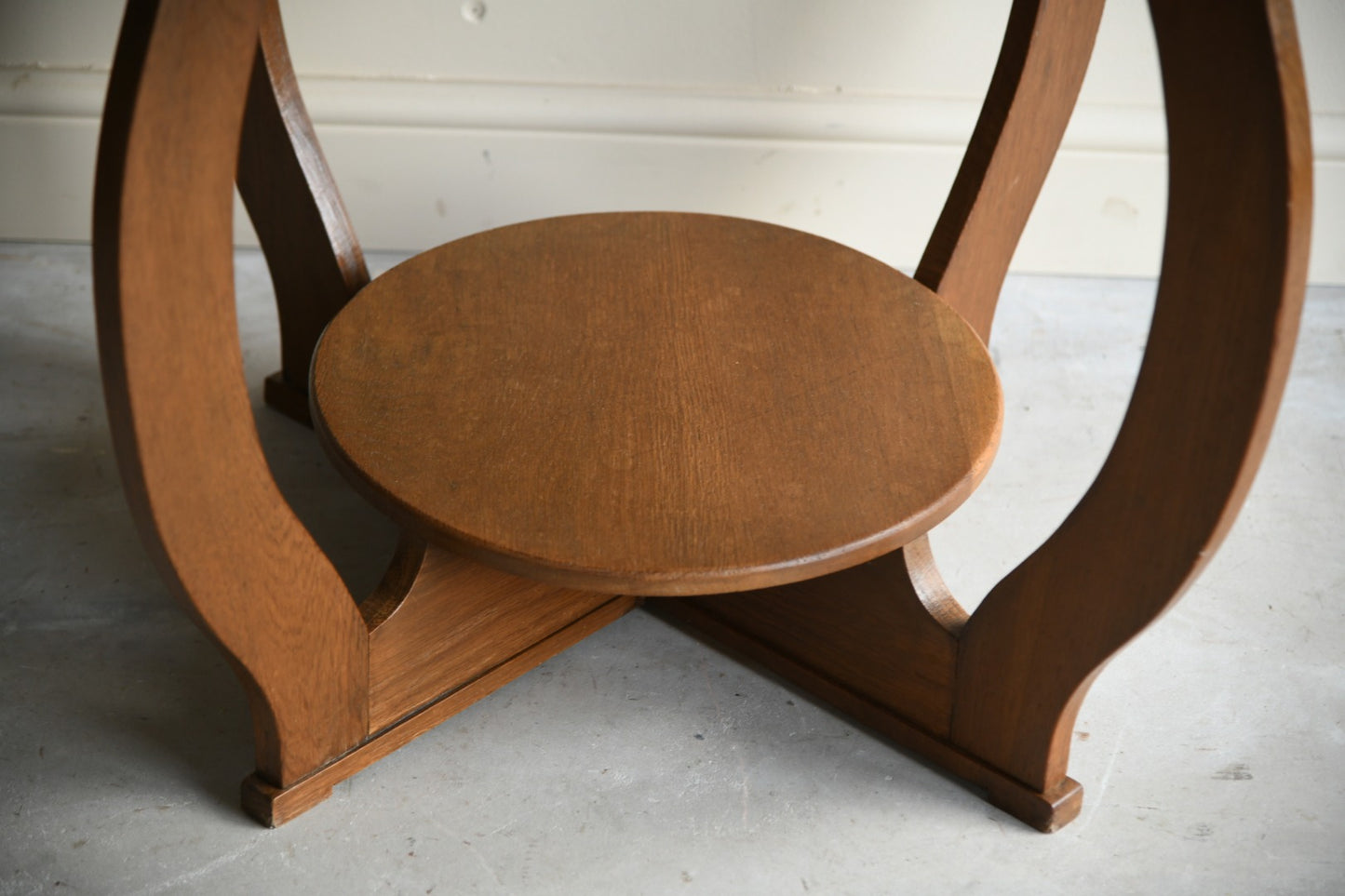 Deco Oak Two Tier Centre Table