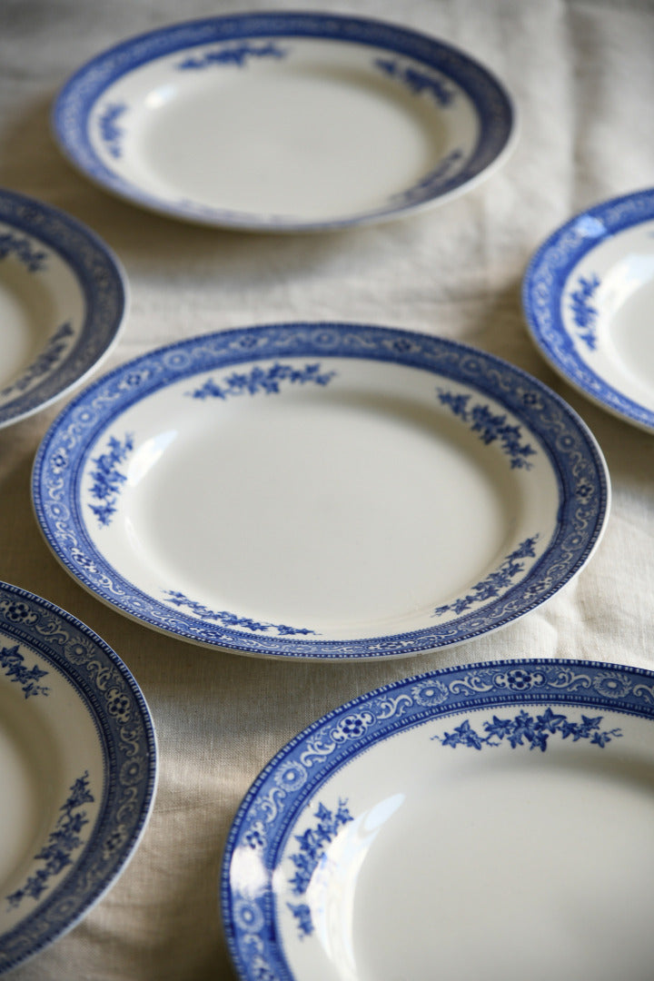 6 x Vintage J G Meakin Madison Dinner Plate