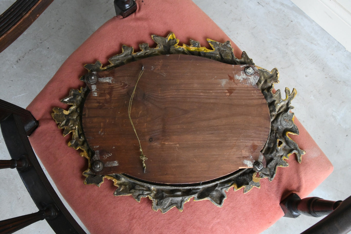 Gold Ivy Leaf Wall Mirror