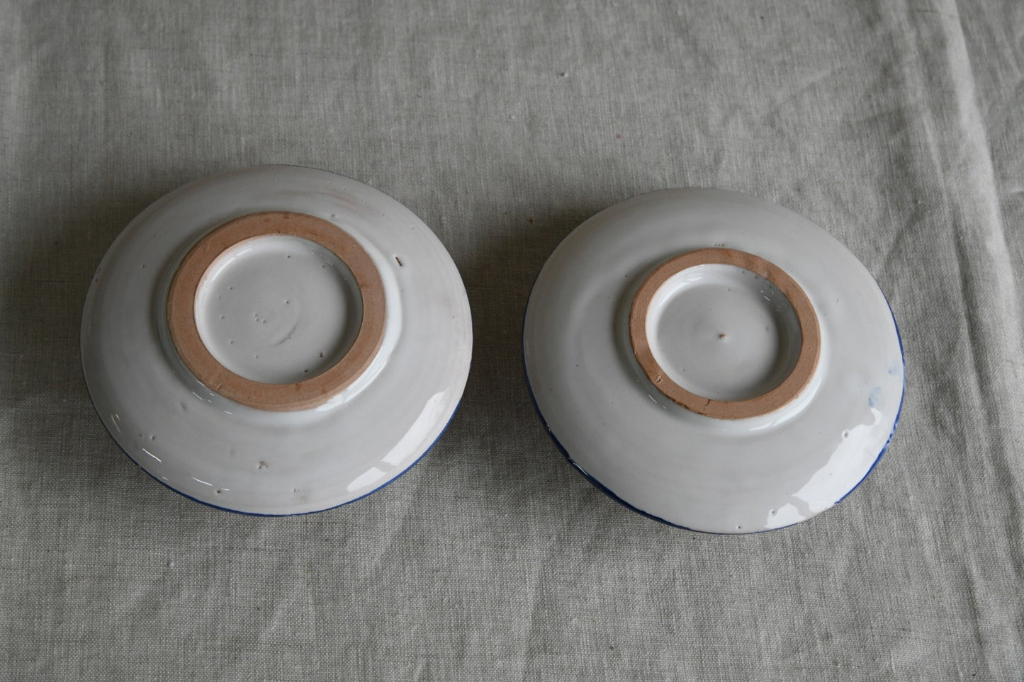 Pair Pottery Candlesticks
