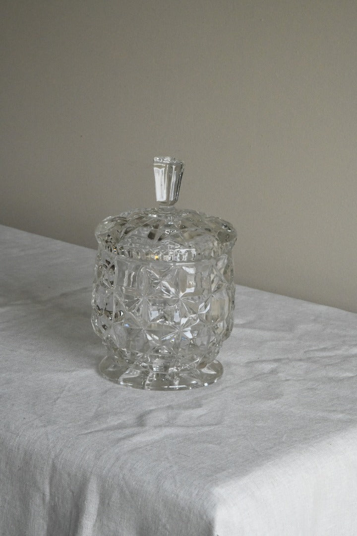 Large Glass Jar & Lid Kernow Furniture