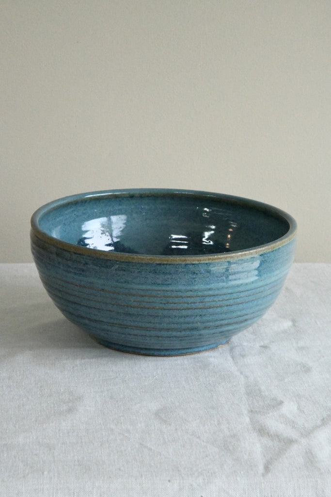 Ceramic Blue Glazed Bowl