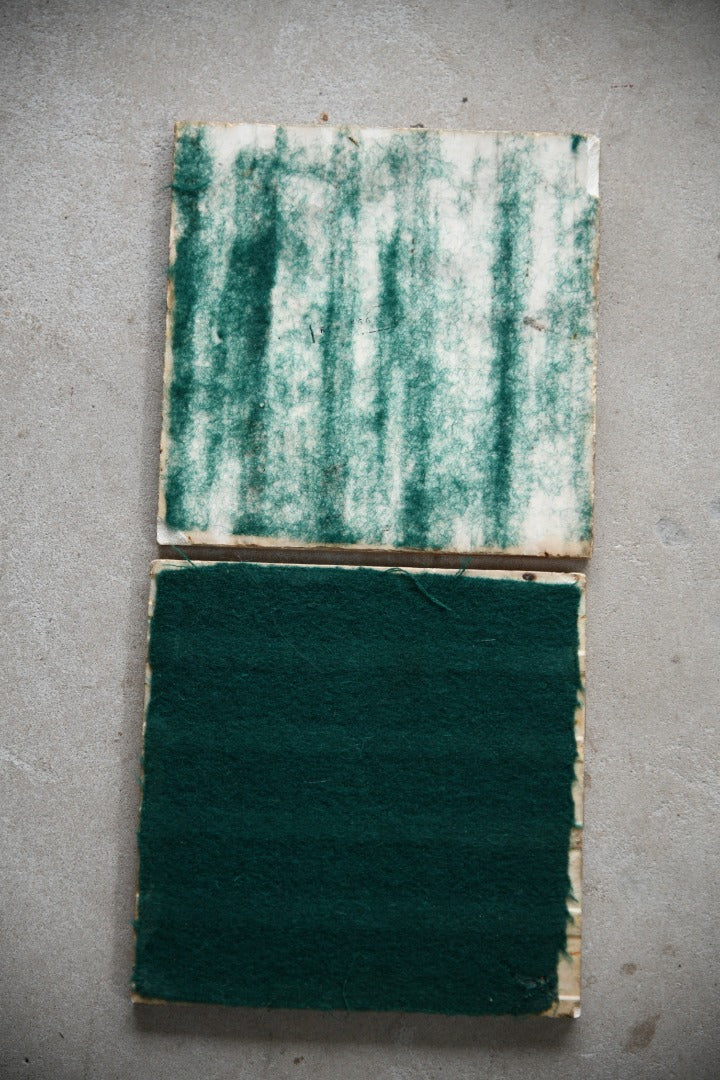 Pair Victorian Floral Tiles