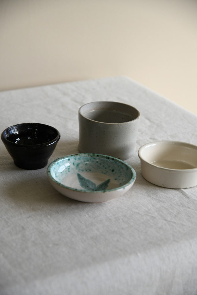 Small Glazed Pottery Pots