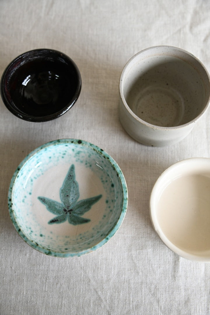 Small Glazed Pottery Pots