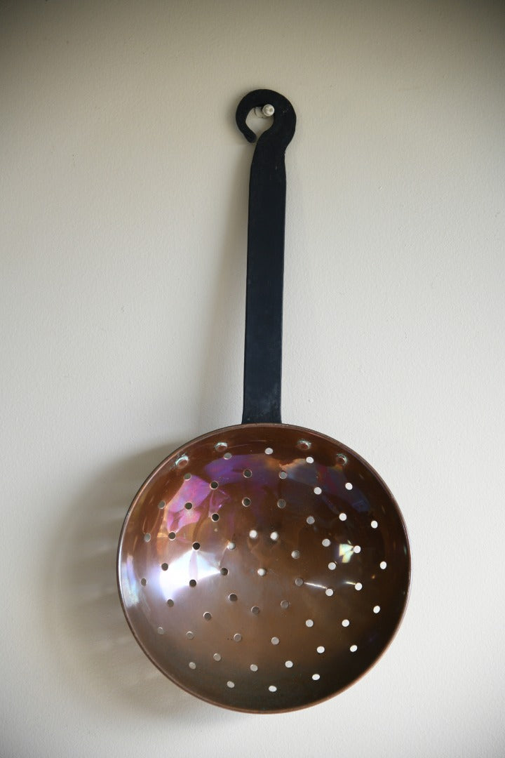 French Copper Strainer