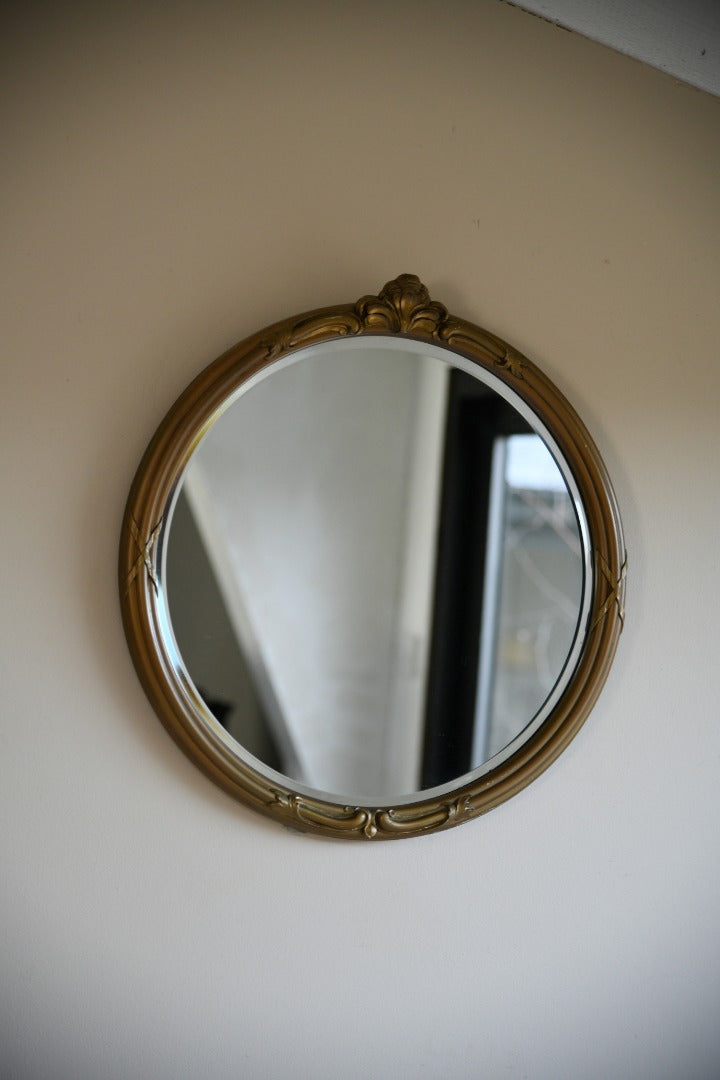 Mid Century Gold Mirror