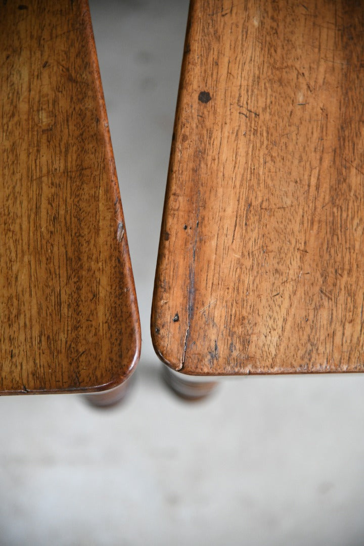 Set 4 Early 19th Century Mahogany Kitchen Chairs Kernow Furniture