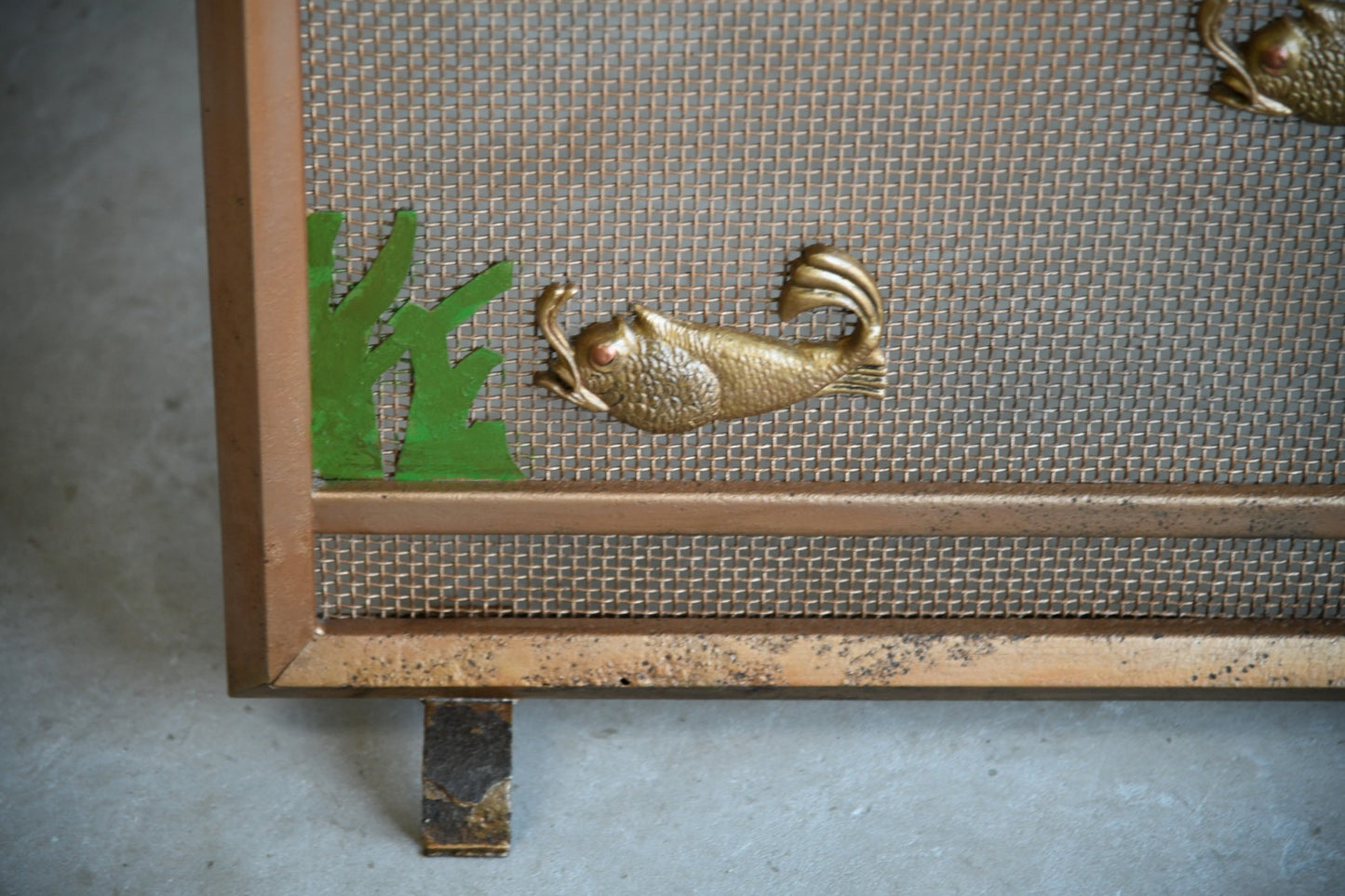 Vintage Decorative Fire Screen