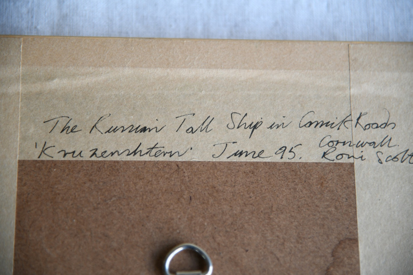 Kruzenshtern Tall Ship Watercolour