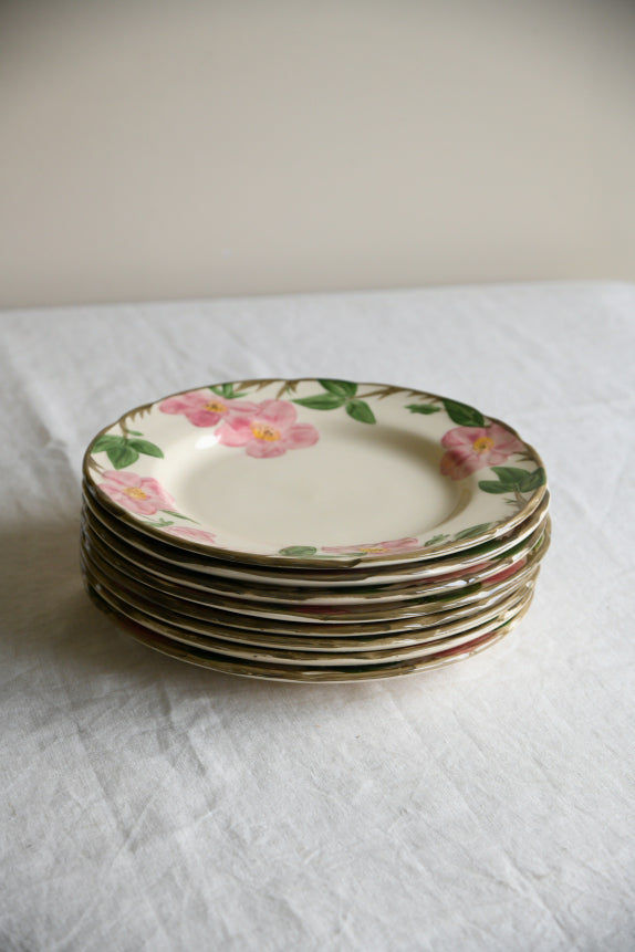 8 Franciscan Desert Rose Dinner Plates