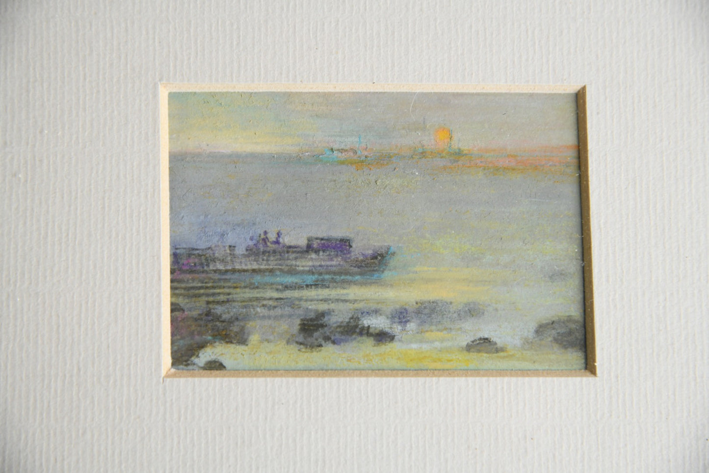 Small Framed Coastal Pastel