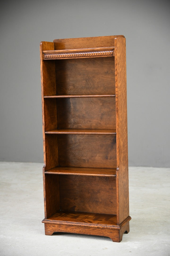 Vintage Golden Oak Bookcase Kernow Furniture