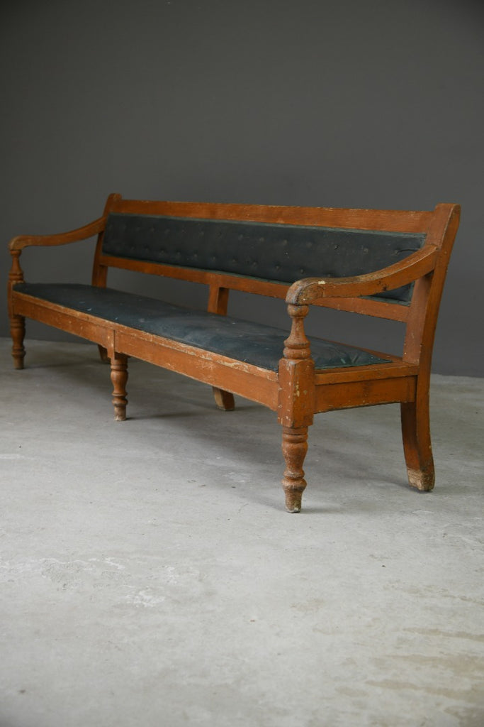 Large GWR Scumbled Pine Bench
