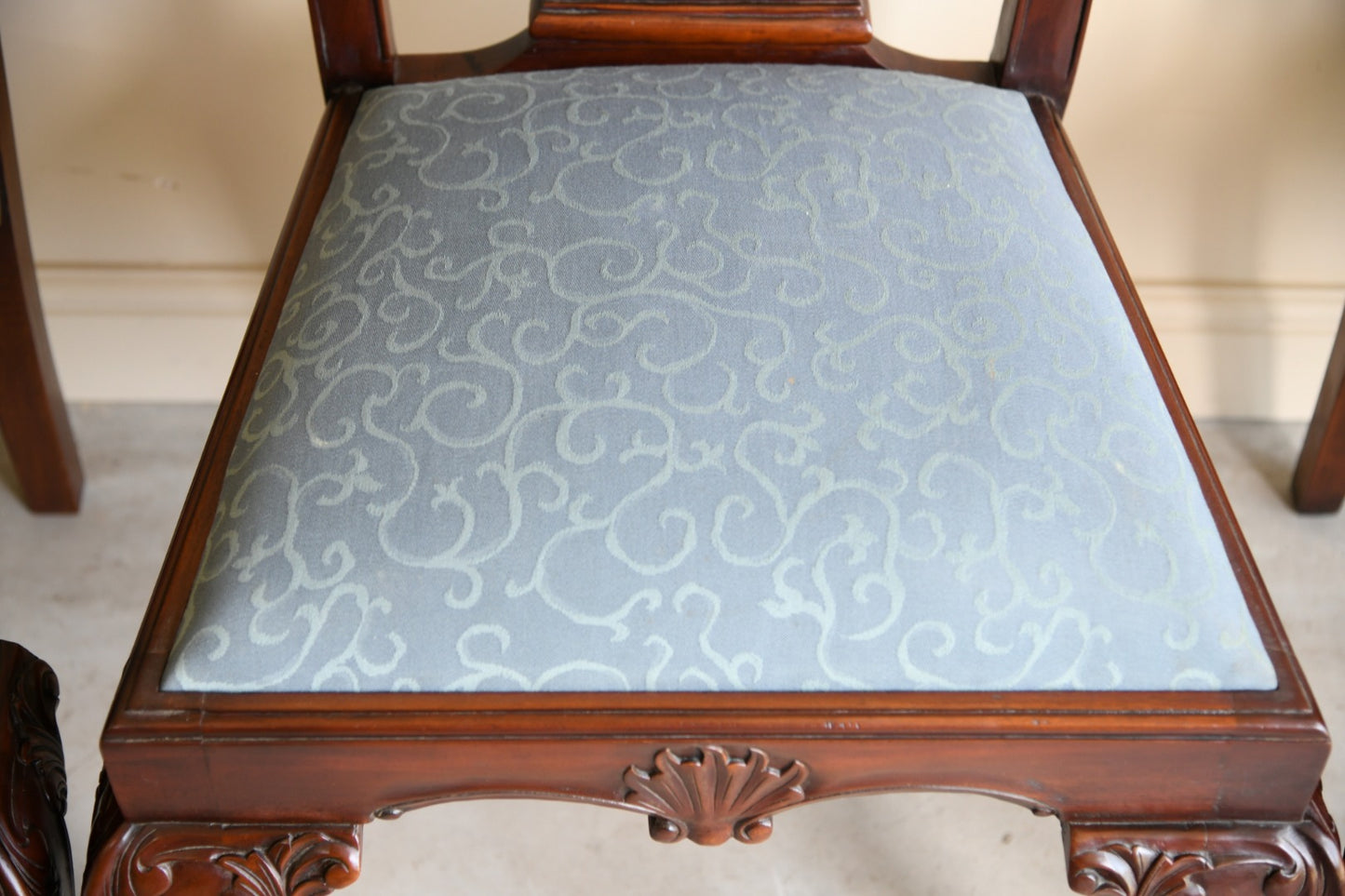 4 Late 20th Century Chippendale Style Chairs