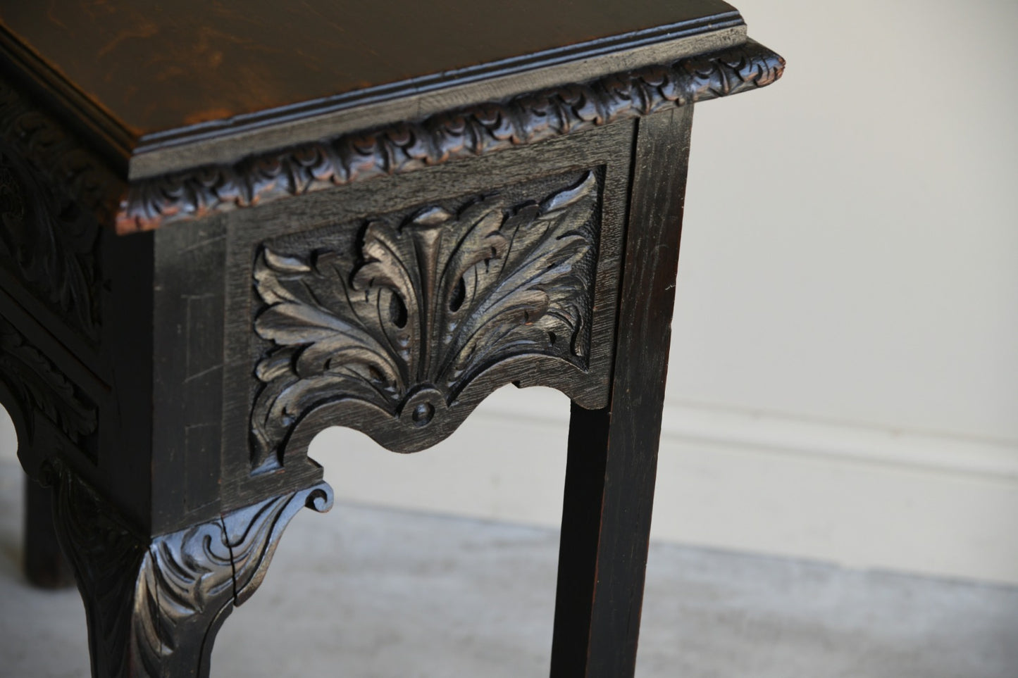 Late 19th Century Continental Oak Side Table